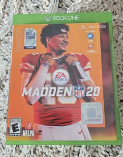 X-Box One Game - Madden NFL 20 Patrick Mahomes (VGUC)