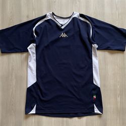 Vintage Italy Football Soccer Training Jersey #7 Mens Large