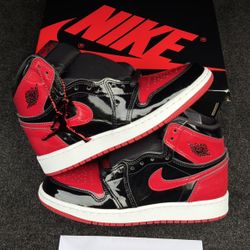 Air Jordan 1 Retro High Patent Bred GS