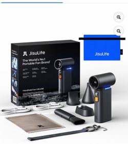 New! Jisulife High Quality strong portable fan with kit - sells $59.98