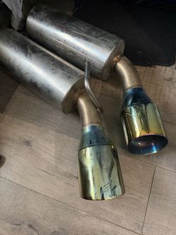 370z FI exhaust w/ prismatic tips