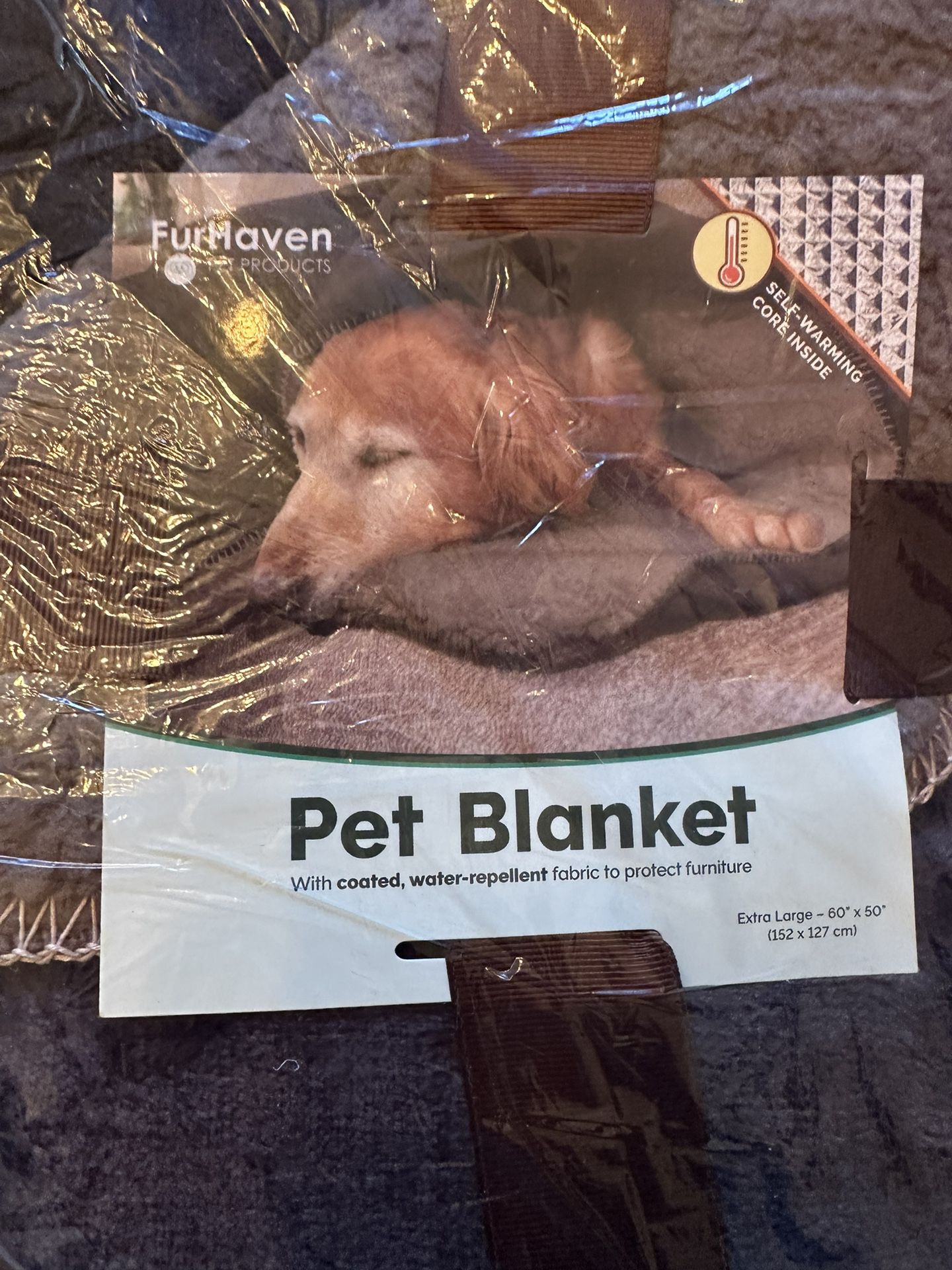 2 Identical XL PET BLANKET SELF WARMING AND WASHABLE 
