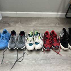 boys gently used shoes  - READ DESCRIPTION 