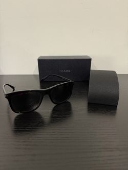 Prada Black Wayfarer Sunglasses with Case