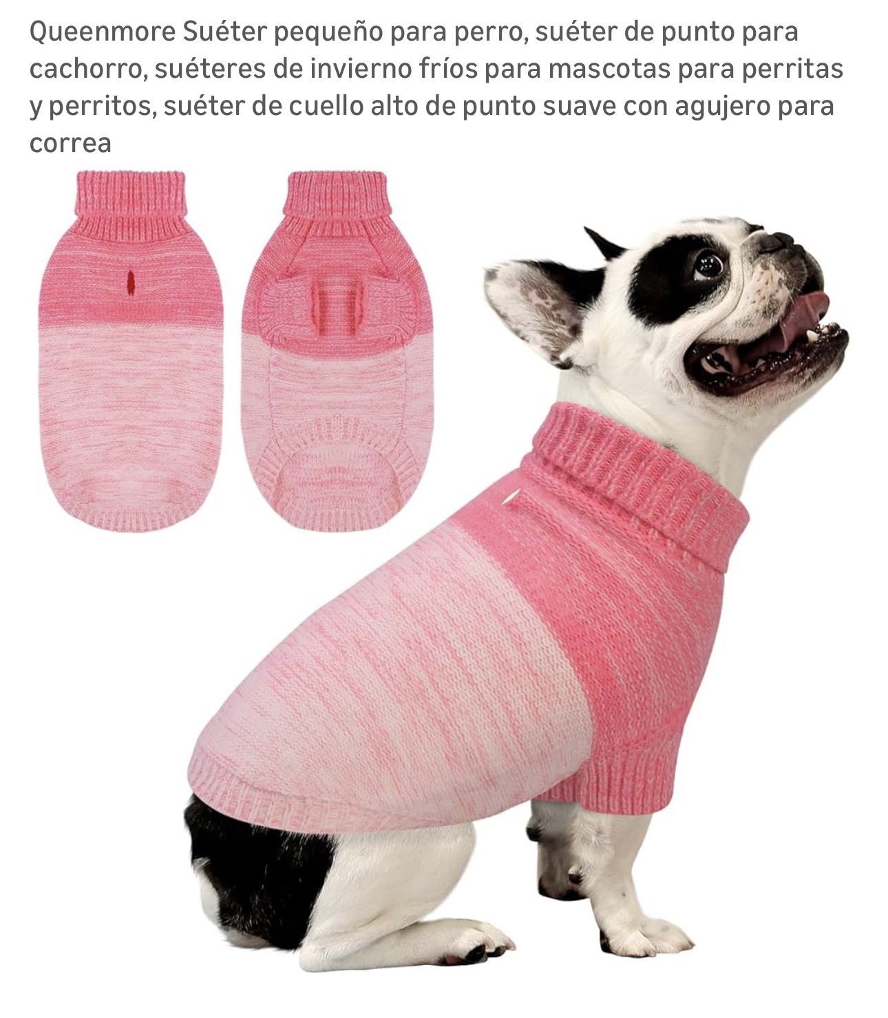 suéter para perrita