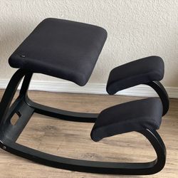 Varier Variable™ Balans Original Kneeling Ergonomic Desk Chair, Black Wood (Retail: $479)