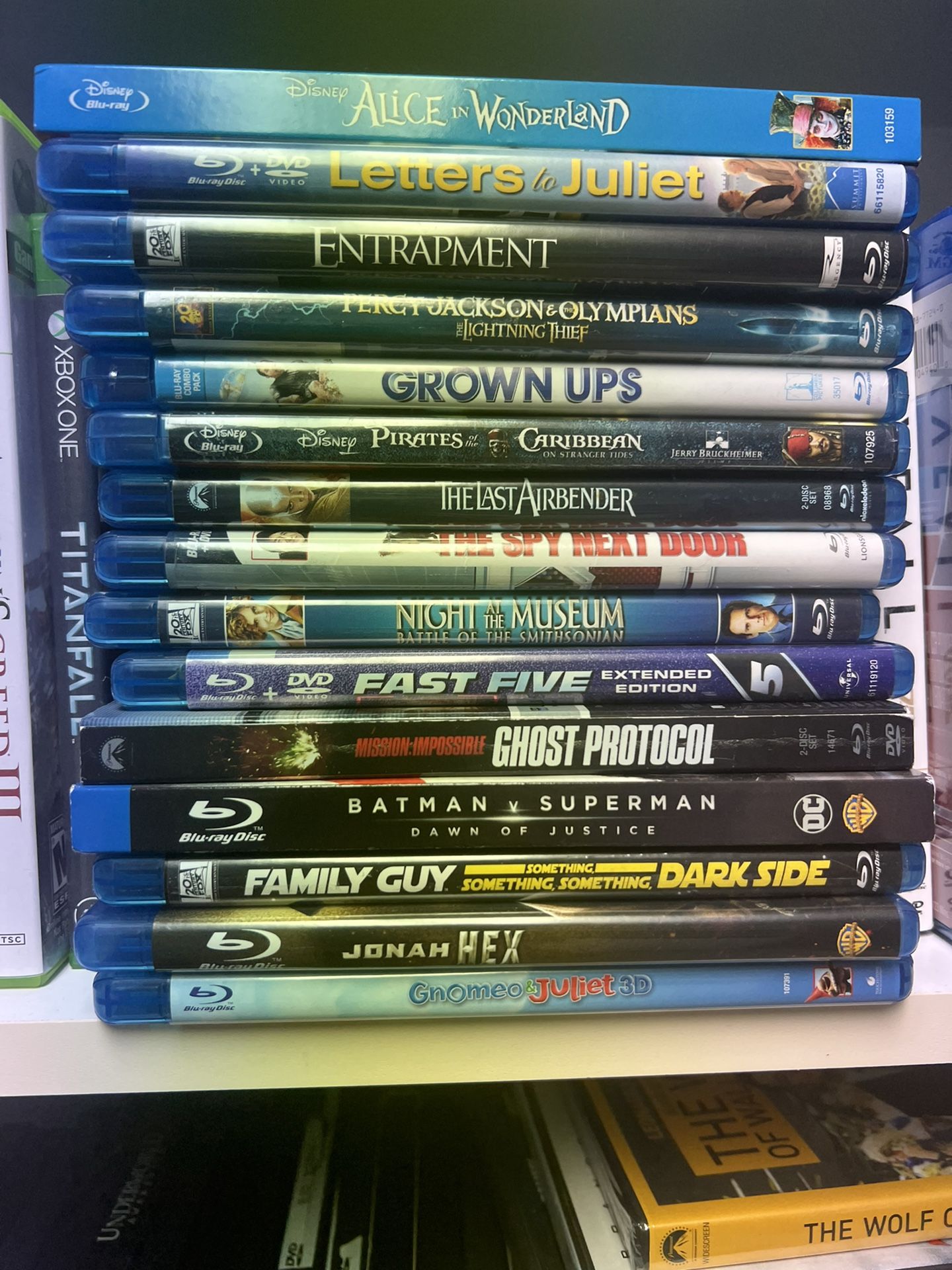 15 Blu-Ray Movies For SALE - Fast Five - Pirates Of - Batman V Superman Etc