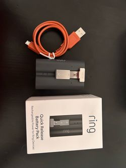 Ring quick release batteries