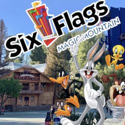2 Tickets To Six Flags Magic Mountain 