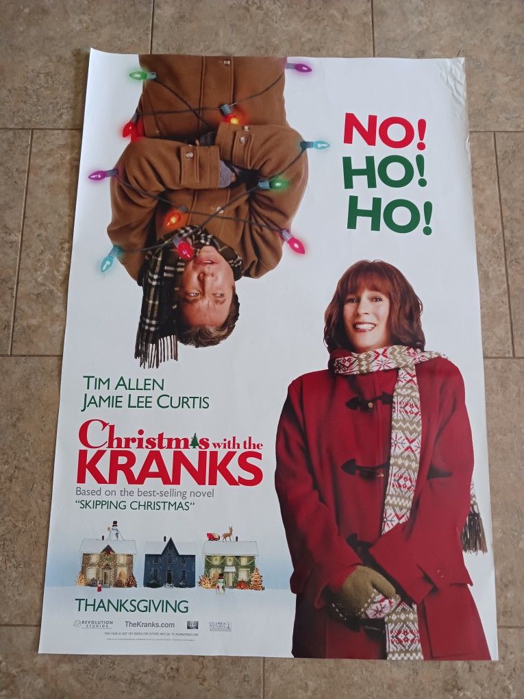 Christmas With The Kranks - Movie Poster With Tim Allen & Jamie Lee Curtis - Advance