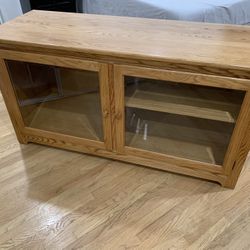 entertaiment tv stand - solid wood 
