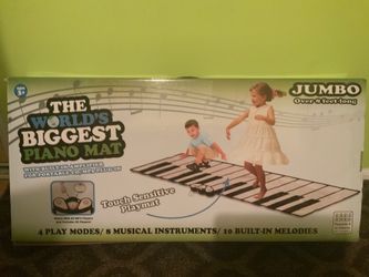 The worlds biggest piano mat
