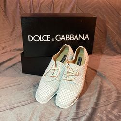 Dolce & Gabbana White Men’s Shoes SZ 9