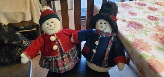 Christmas Snowman Couple