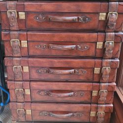 Real Leather Dresser Perfect Condition