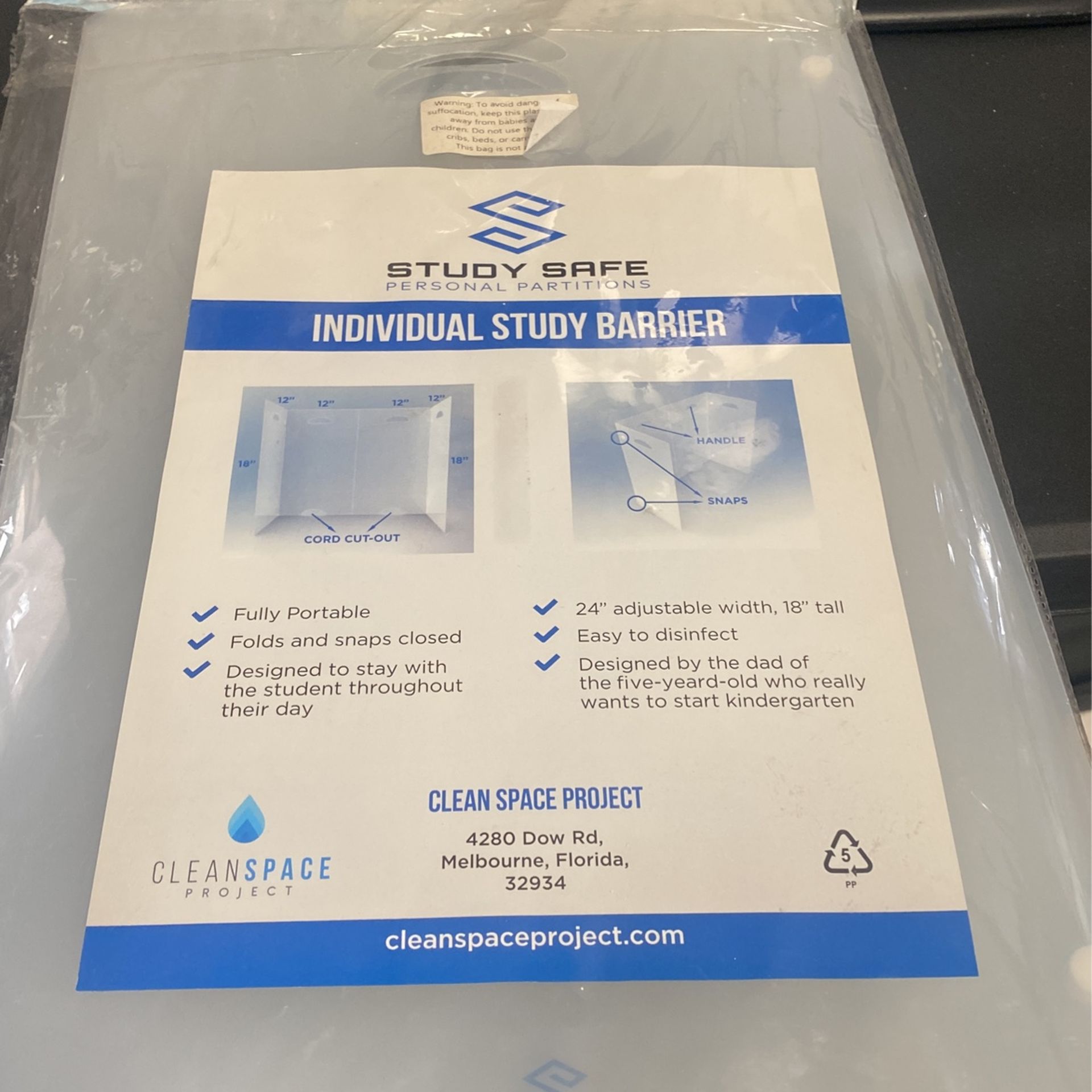 STUDY SAFE PERSONAL PARTITIONS