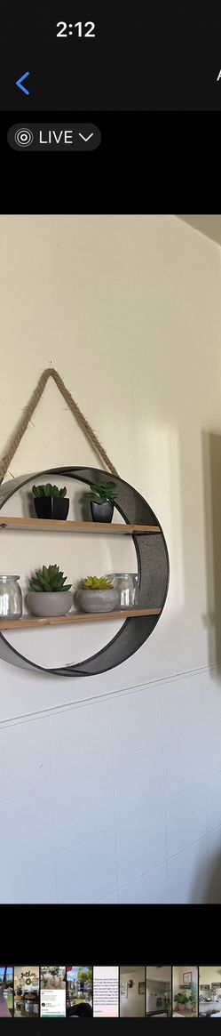 Hanging Shelf Decor Boho Or Farmhouse