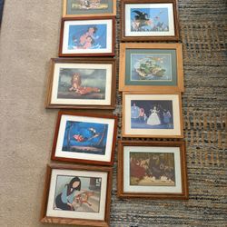 Exclusive Commemorative Lithograph Disney Prints