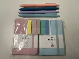 Notebook Set: Notebook, Pencils, Page Flags