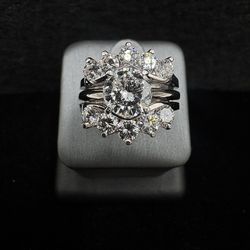 π 14K White Gold Diamond Ring β 2.60 Carats Totalπ
