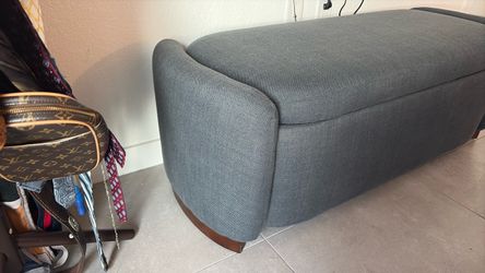 Blue Storage bench