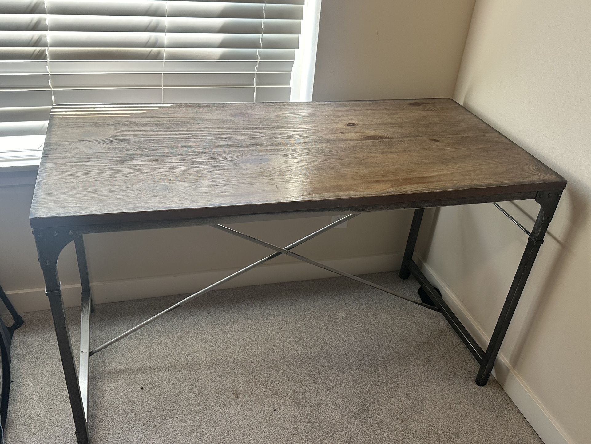 World market Wood And Metal Desk