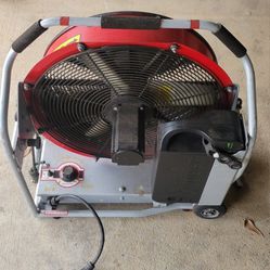 Tested Tempest VS-1 Tech Series Battery Powered Blower Floor Fan ***Bad Battery?