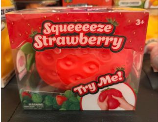 Squeeeeeze Strawberry Sensory Squeeze Toy