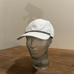 Brunello Cucinelli White Baseball Cap with Monili Detail – Made in Italy