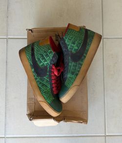 Nike blazer high Godzilla green size 9