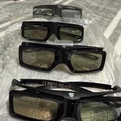 Sony 3D glasses- 4x TDG-400A +  TDG-BR750