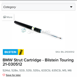 Bilstein bmw shocks