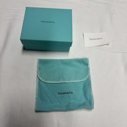 Tiffany & Co Empty Jewelry Dust Bag/ Box 