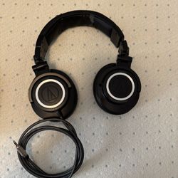 Audio-technica ATH-M50 With Upgraded Cable