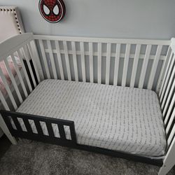 Delta Children Taylor 4-in-1 Convertible Baby Crib W/ Mattress