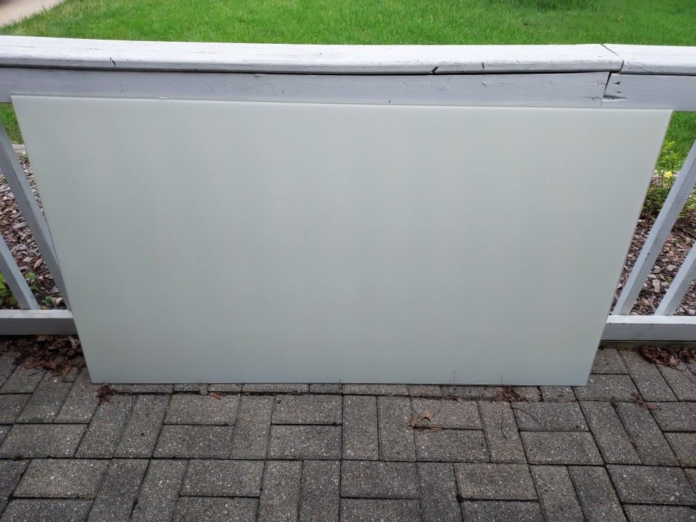 62 1/2 × 35 Glass Desk Or Table Top Topper