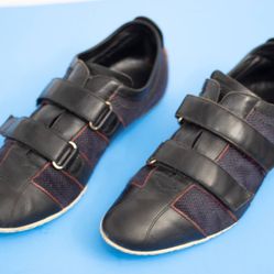 Gucci Black/Blue Fashion Sneakers 141986. Men’s Size 10.5