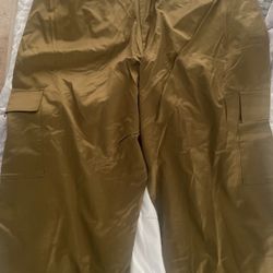 Satin Cargo Pants- Plus Size 28- Bronze- Old Navy - NWT