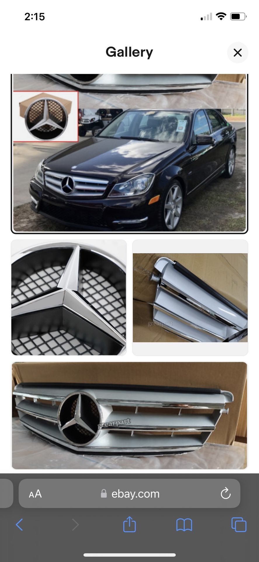 C250 Or C300 Front Grill