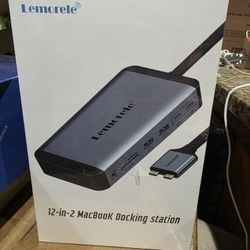 MacBook Pro Air Docking Station w/150W Power Adapter