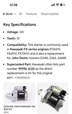Starter/ Kawasaki