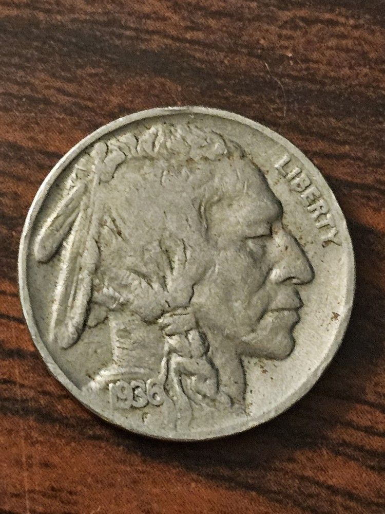 1936 Buffalo Nickel (Mint Mark Errors)