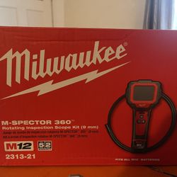 Milwaukee M12 12-Volt Lithium-Ion Cordless M-Spector 360-Degree Digital Inspection Camera Kit with One 1.5 Ah Battery and Tool Bag