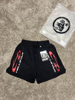 Hellstar Red Flame Shorts