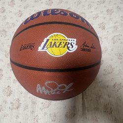 Magic Johnson signed basketball