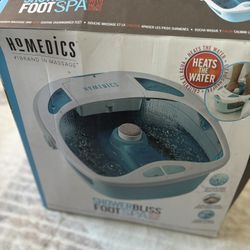 Homedics Shower Bliss Foot Spa with Heat Boost 