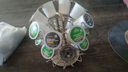 Keurig cup holder 3 tear hi . Holds 24 cups