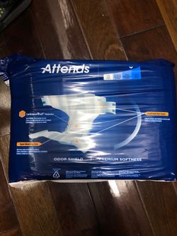 Attends DermaDry Advance Briefs Medium 32'' - 44'' Bag of 24