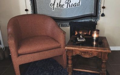 Comfy Chair and Coffee Table