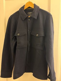 Todd Snyder Navy 100% Wool CPO Jacket – Made in Italy – Men’s Small